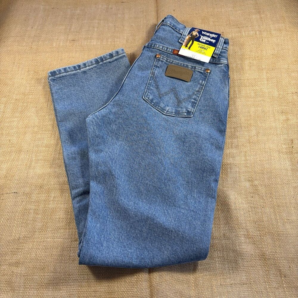 NEW Wrangler Womens Cowboy Cut Slim Fit Tapered Leg Natural Rise  5x32 14MWZ